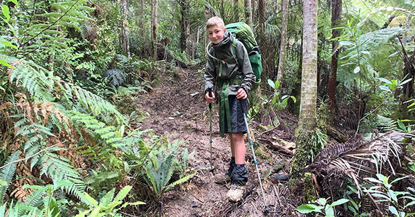 Baxter in Raetea Forest, Northland