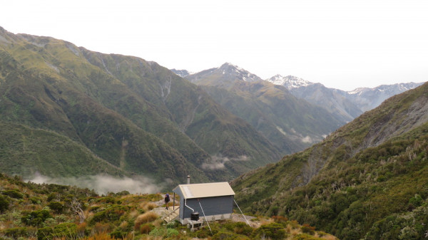 Benjamin's favourite hut - Bluff Hut on the West Coast. PHOTO/WEKA_ADVENTURES