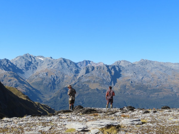 View from Saddle Camp before the fog rolled in