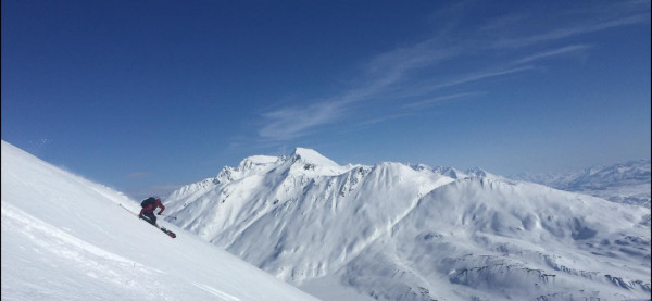 A bluebird day in Thompsons Pass, Alaska. PHOTO/SUPPLIED