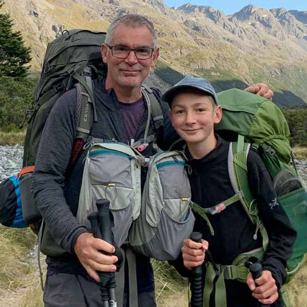 Dave and Baxter Murray just clocking off 2000km