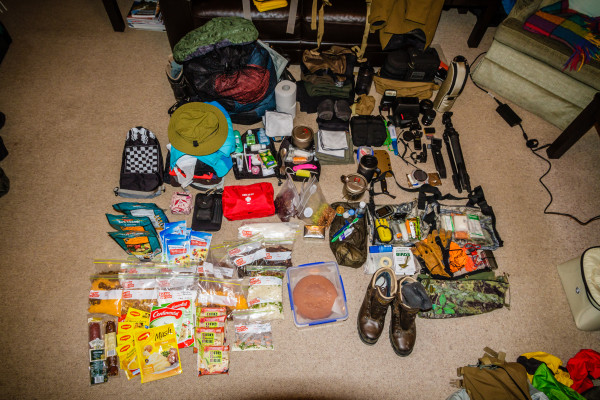 Supplies for a multiday trip | Kerry Adams