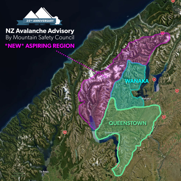 NZAA Mount Aspiring Forecasting Region 2022