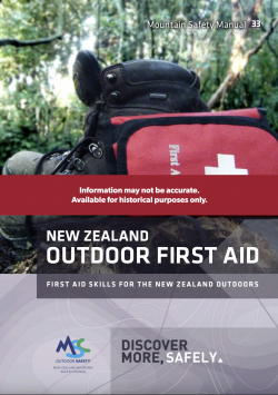 Outdoor First Aid Manual