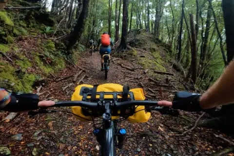Thumbnail of Riders and Trampers on Old Ghost Road