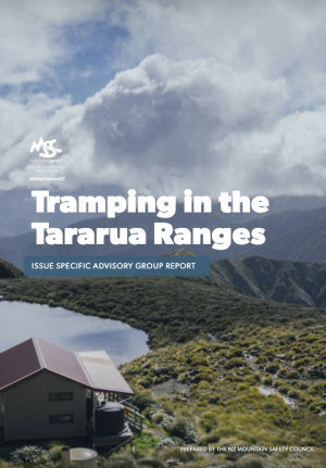 Tramping Tararua Ranges 'advisory report'