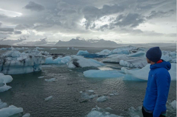 Tom in Iceland.