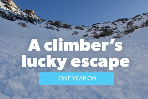 Thumbnail of A Climber's Luck Escape, One year on