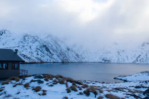 Thumbnail of Angelus Hut in winter | Loic Lasseuer