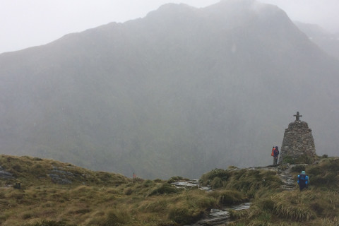 Thumbnail of Mackinnon Pass Summit, Milford, Fiordland