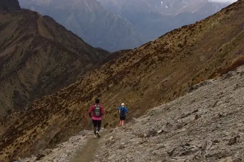 Thumbnail of trail run scree ridge