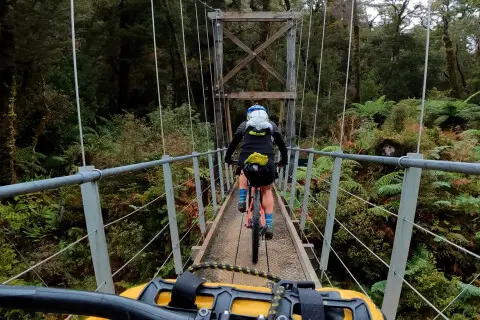 Thumbnail of Bikes on Paparoa Track