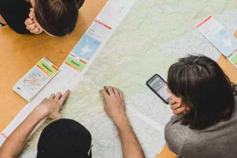Thumbnail of People planning with Plan My Walk at home, Caleb Smith