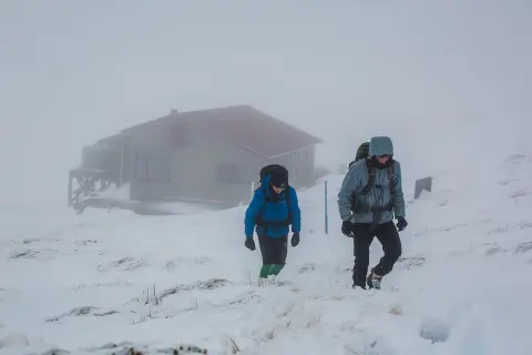 Thumbnail of Trampers Kime Hut Tararua Ranges