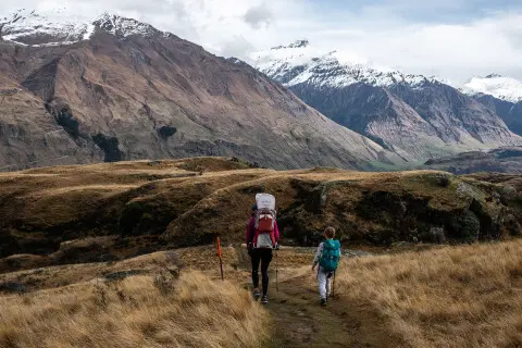 Thumbnail of Family tramping in Wanaka